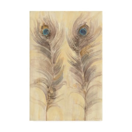 Albena Hristova 'Blue Eyed Feathers' Canvas Art,12x19